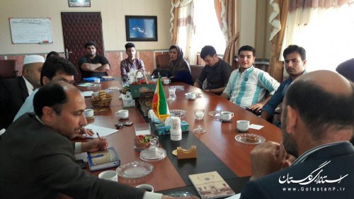 نشست فرماندار با مدیران شبکه های مجازی و رسانه های شهرستان ترکمن