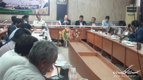 جلسه شورای هماهنگی مبارزه مواد مخدر شهرستان ترکمن برگزار شد