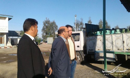 بازدید فرماندار ترکمن از شرکت توزیع گاز مایع ارسا گاز