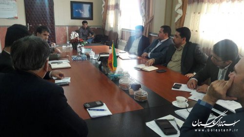 جلسه ساماندهی فضای کسب و کار شهرستان ترکمن برگزار شد