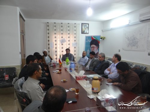 جلسه کمیته هماهنگی اجلاسیه 4000 شهید استان در فاضل آباد برگزار شد