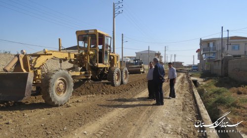 عملیات زیرسازی خیابان تختی سیمین شهر