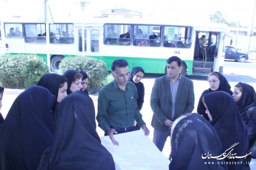 جانشین ستاد سرشماری شهرستان گرگان از مانور آموزشی آمارگیران بازدید کرد