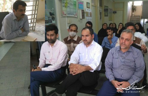 برگزاری کارگروه توسعه دردرمانگاه شهدای گلستان آزادشهر