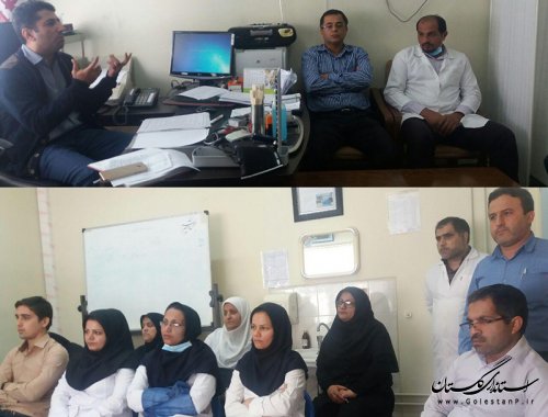 برگزاری کلاس آموزشی تجهیزات پزشکی در درمانگاه یادگار امام (ره) کردکوی