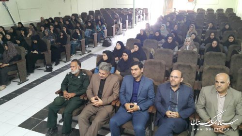 مراسم آیین اعزام دانش آموزان شهرستان ترکمن به اردوی راهیان نور برگزار شد