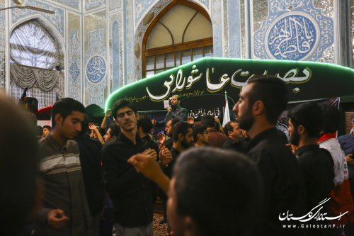تجمع عاشورايي هيئت حضرت علي اكبر (ع) جمعيت هلال احمر گلستان برگزار شد