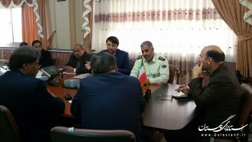 جلسه بررسی مشکلات مرکز کلمه سیجوال و لایروبی رودخانه قره سو در شهرستان ترکمن برگزار شد