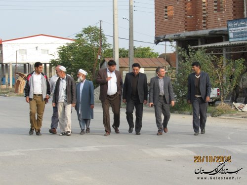 حضور مدیر عامل شرکت مخابرات استان گلستان در شهرستان گمیشان