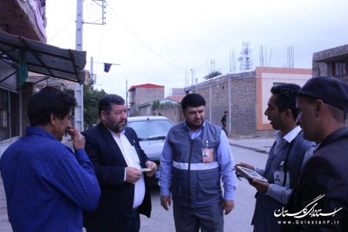 سرکشی و بازدید فرماندار از روند اجرای سرشماری مرحله حضوری در شهرستان آزادشهر