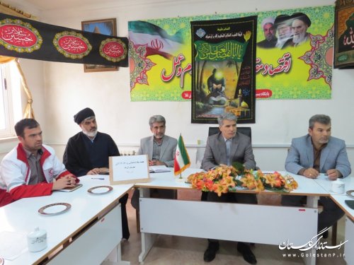 جلسه هماهنگی ستاد برگزاری یوم الله 13 آبان شهرستان آق قلا