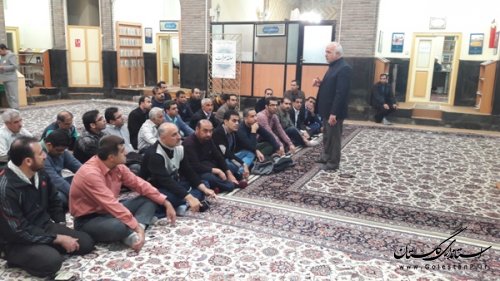اعزام بسیجیان شرکت نفت گلستان به مشهد مقدس