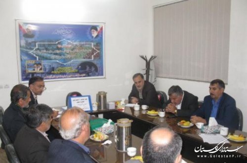 نشست هماهنگی روسای اتحادیه های اتاق اصناف، ستاد اربعین و اجلاسیه4هزار شهید استان در آزادشهر