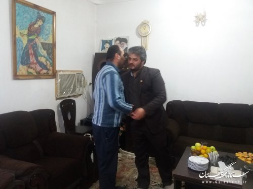 دیدار شهردار کردکوی با خانواده معزز شهدا