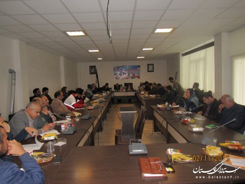 جلسه ستاد اجرایی اجلاسیه 4000 شهید استان و هفته بسیج شهرستان
