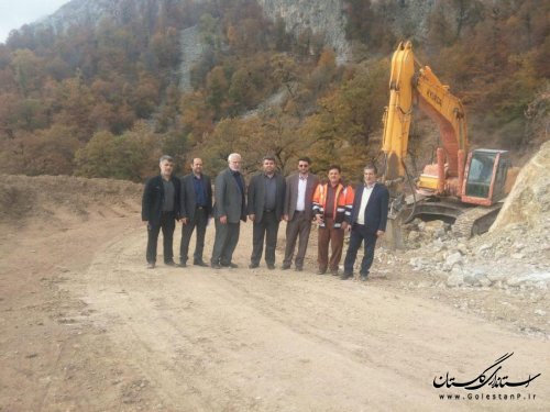 بازدید مدیرعامل گاز استان از پروژه گازرسانی به روستاهای کوهستانی بخش مرکزی رامیان