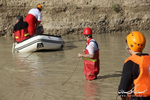 جسد خانم مفقود شده در مراوه‎تپه پس از ۷ روز در رودخانه اترک پیدا شد