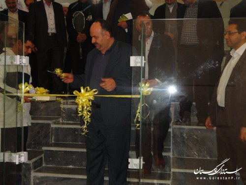 افتتاح سالن اسکواش زندان گنبد