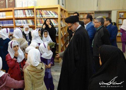 فرماندار از کتابخانه شهرستان علی آباد کتول بازدید کرد