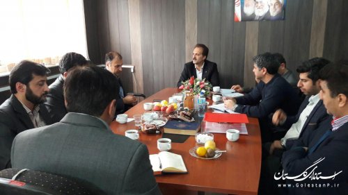 جلسه بررسی مشکلات روستاهای شهرستان ترکمن برگزار شد
