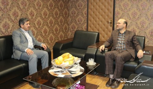 دیدار مدیر صندوق کارآفرینی امید استان گلستان با فرماندار شهرستان ترکمن
