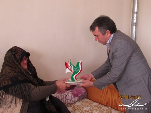 دیدار از خانواده های شهید قربان محمد دولتی و شهید عاشور طواق کلته