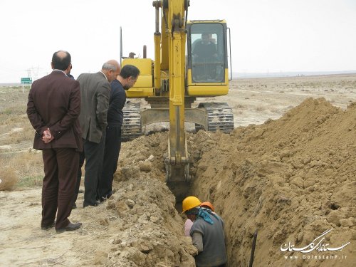 بازدید مدیر عامل شرکت آبفار گلستان از پروژه های آبرسانی شرق استان