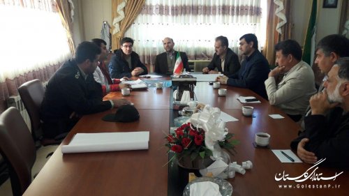 برگزاری جلسه کمیته برنامه ریزی مانور سراسری زلزله و ایمنی شهرستان ترکمن
