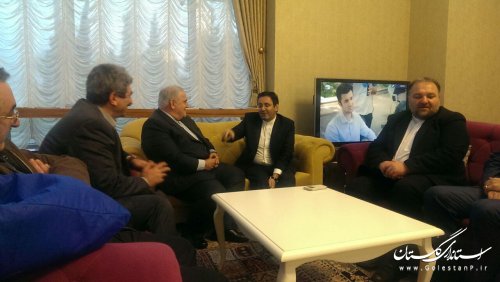 استقبال سفیر ایران در آذربایجان از هیأت اقتصادی استان به ریاست استاندار