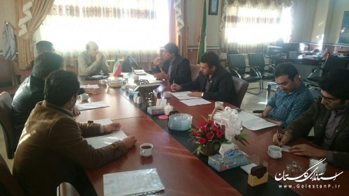 برگزاری جلسه بررسی مشکلات مسکن مهر کارکنان راه آهن شهرستان ترکمن