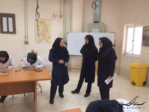 اجرای طرح نظارت پویا در مرکز آموزش فنی و حرفه ای خواهران گرگان
