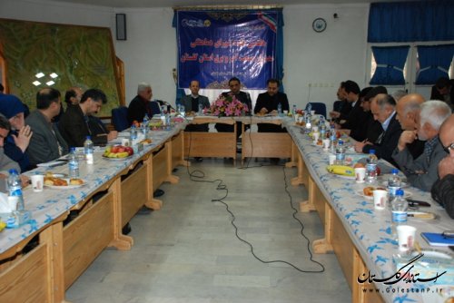 هفتمین جلسه شورای هماهنگی صنعت آب وبرق گلستان برگزار شد
