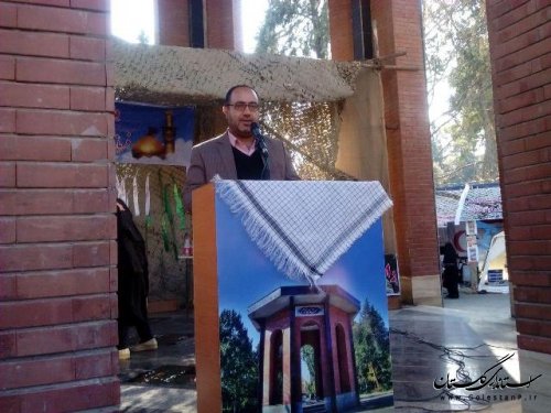 افتتاح نمایشگاه اسوه های صبر درشهرستان علی آباد کتول