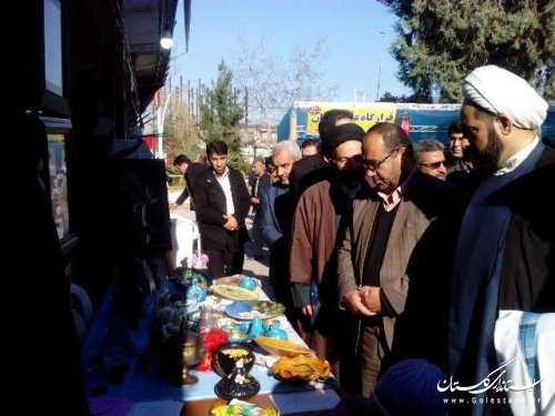 افتتاح نمایشگاه اسوه های صبر درشهرستان علی آباد کتول