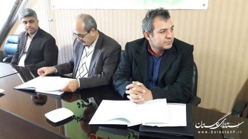 جلسه حسابرسی و بررسی  صورت های مالی شهرداری گالیکش توسط شورا