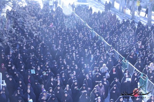 مراسم تشییع پیکرمطهر شهید امنیت در گرگان برگزار شد