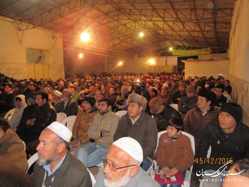 جشن بزرگ میلاد نبی اکرم (ص) در روستای خواجه نفس شهرستان گمیشان برگزار شد