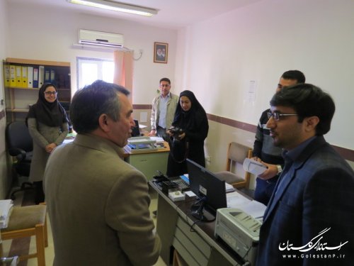 بازدید سرزده فرماندار از مرکز بهداشت شهرستان آق قلا