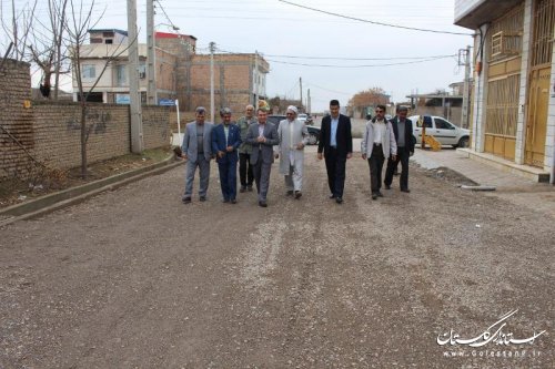 تاکید فرماندار شهرستان آق قلا بر تسریع در اجرای طرح های عمران شهری
