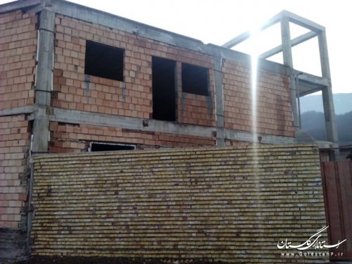 بازدید فرماندار علی آبادکتول از ساختمانهای بهره مند از تسهیلات مسکن