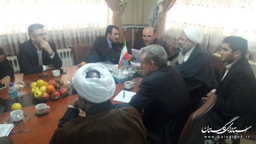 جلسه بررسی مشکلات احداث خط دوم راه اهن شهرستان ترکمن برگزار شد
