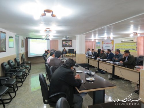 جلسه کارگروه سلامت و امنیت غذایی شهرستان گالیکش برگزار شد