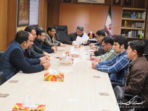 تشکیل اولین جلسه ستاد انتخابات ریاست جمهوری و شوراها درشهرستان رامیان