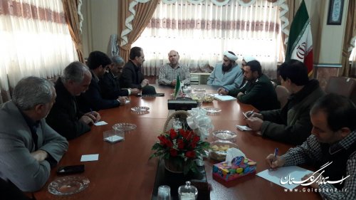 جلسه هماهنگی برگزاری مراسم بزرگداشت آیت الله هاشمی رفسنجانی (ره) در شهرستان ترکمن برگزار شد