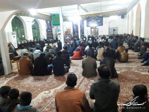 مراسم بزرگداشت ارتحال آیت الله هاشمی رفسنجانی در شهرسنگدوین برگزارشد