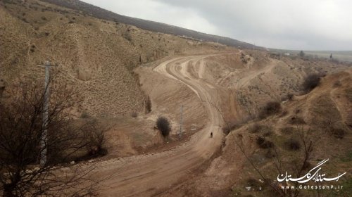 آغاز عمليات آسفالت يك راه روستايي در نوار مرزي گلستان