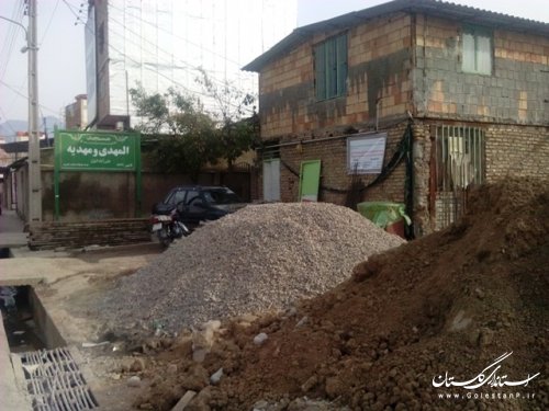 بازدید فرماندارازعملیات اجرایی ساخت مسجد المهدی ومهدیه