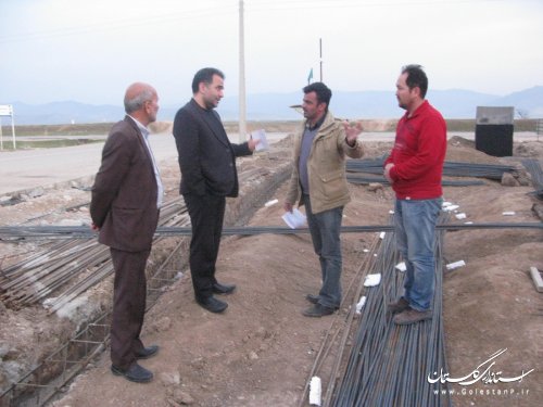 بازدید مدیر عامل شرکت آبفار گلستان از پروژه های آبرسانی فجر نوار مرز