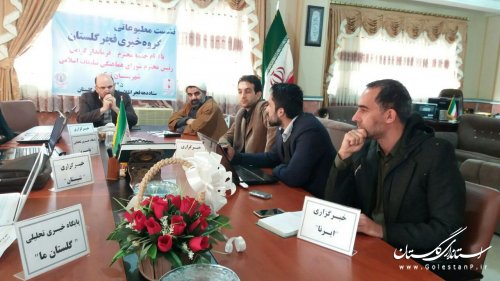 نشست مطبوعاتی فرماندار ترکمن با گروه خبری فجر گلستان برگزار شد