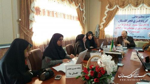 نشست مطبوعاتی فرماندار ترکمن با گروه خبری فجر گلستان برگزار شد